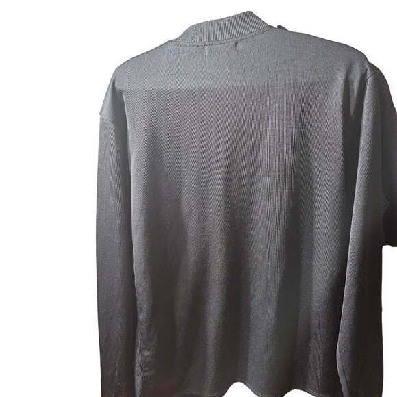 Calvin Klein Mens Black Zip-Up Jacket Size L - Picture 4 of 4